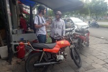 Apres 3000km avec Titine, vente de notre motobike